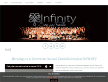 Tablet Screenshot of infinitydansa.com